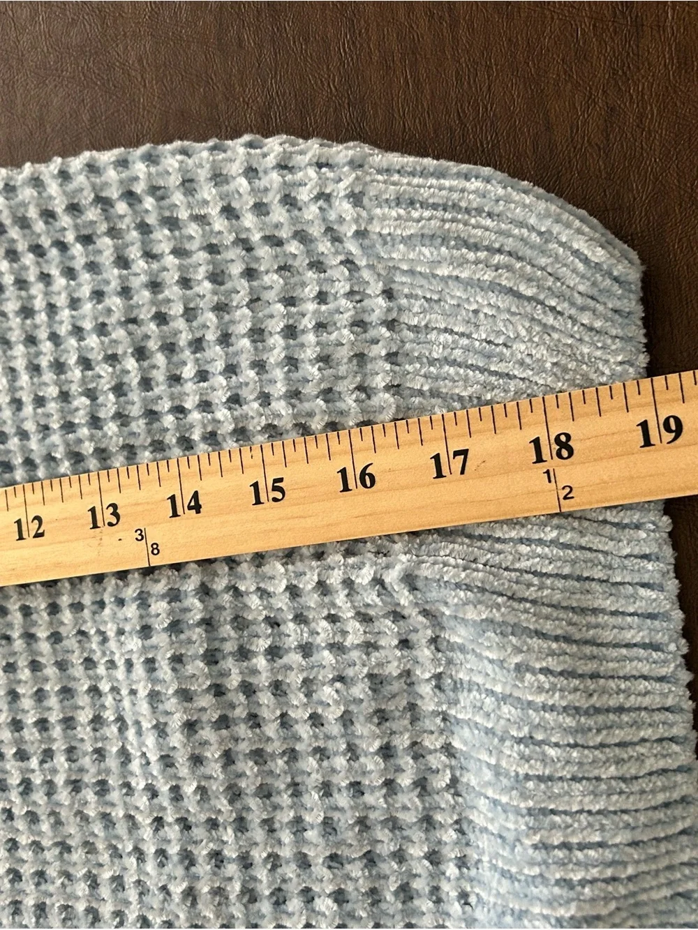 Altar'd State Pale Blue Chunky Crewneck Sweater